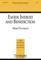 Easter Introit and Benediction SATB choral sheet music cover